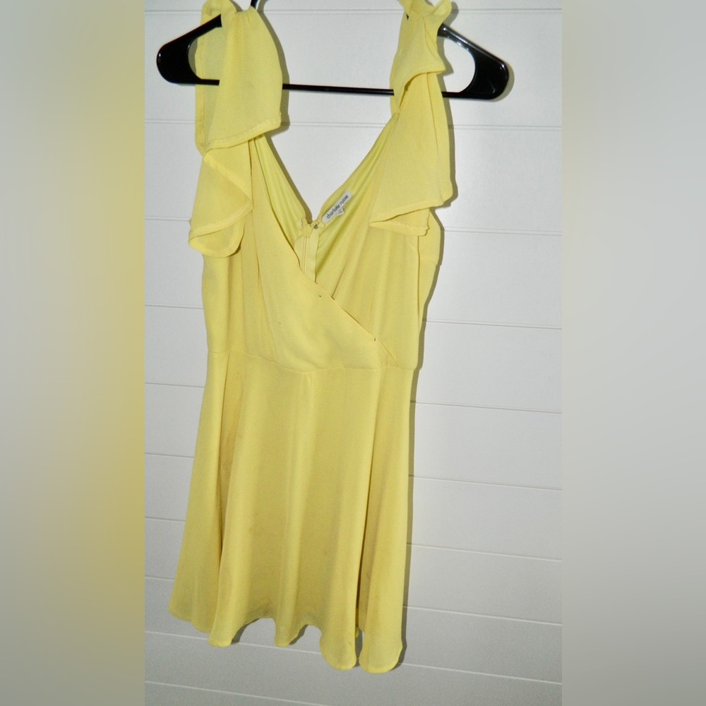 Yellow Charlotte Ruse Fit & Flare dress